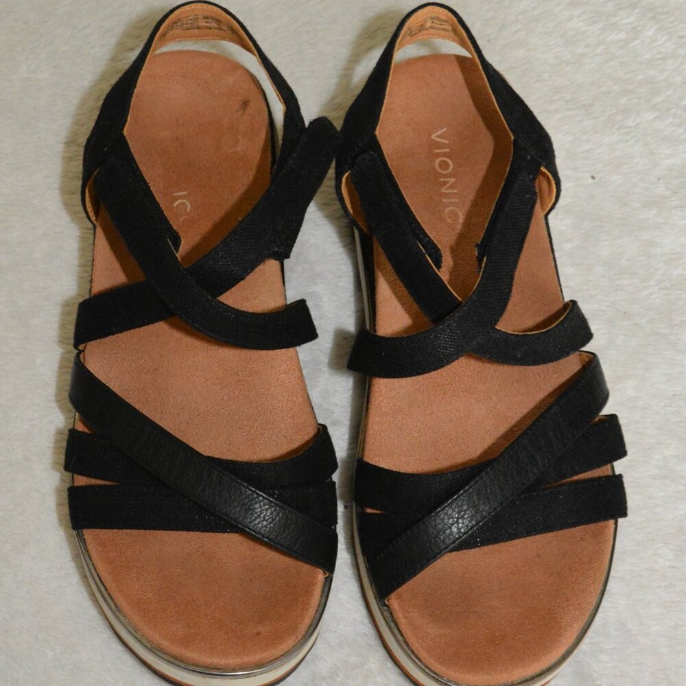 Vionic Kellyn Wedge Flatform Sandals Women's size 7.5